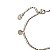 Pulseira Medalhas Lisas Ródio - Imagem 5