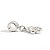 Berloque Charm Pingente Patinha Zircônias - Imagem 6