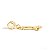 Berloque Charm Pingente Figa Grande Banhado a Ouro - Imagem 5