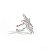Brinco Piercing Fake Estrelas Ródio Zircônias - Imagem 3
