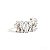 Brinco Piercing Fake Ródio Zircônias - Imagem 3