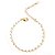 Pulseira Mini Pérolas Banhada a Ouro 18k - Imagem 1
