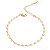 Pulseira Mini Pérolas Banhada a Ouro 18k - Imagem 4