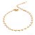 Pulseira Mini Pérolas Banhada a Ouro 18k - Imagem 2