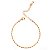Pulseira Piastrine Delicada Banhada a Ouro 18k - Imagem 1