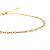 Pulseira Piastrine Delicada Banhada a Ouro 18k - Imagem 4