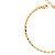 Pulseira Malha Plaquinha Delicada Banhada a Ouro 18k - Imagem 4