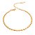 Pulseira Malha Plaquinha Delicada Banhada a Ouro 18k - Imagem 6