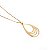 Colar Gota Vazada Elegante Banhado a Ouro 18k - Imagem 12