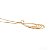 Colar Gota Vazada Elegante Banhado a Ouro 18k - Imagem 11