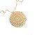 Colar Mandala Renda Elegante Banhado a Ouro 18k - Imagem 11