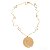 Colar Mandala Renda Elegante Banhado a Ouro 18k - Imagem 4