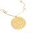 Colar Mandala Renda Elegante Banhado a Ouro 18k - Imagem 12