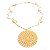 Colar Mandala Renda Elegante Banhado a Ouro 18k - Imagem 5