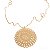 Colar Mandala Renda Elegante Banhado a Ouro 18k - Imagem 9