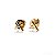Brinco Cruz Mini Banhado a Ouro 18k - Imagem 10