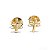Brinco Cruz Mini Banhado a Ouro 18k - Imagem 3