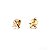 Brinco Cruz Mini Banhado a Ouro 18k - Imagem 6