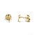 Brinco Cruz Mini Banhado a Ouro 18k - Imagem 4