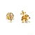 Brinco Cruz Mini Banhado a Ouro 18k - Imagem 5