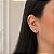 Brinco Cruz Mini Banhado a Ouro 18k - Imagem 2