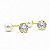 Brinco Grace Kelly Pérola Zircônia Banhado Ouro 18k - Imagem 6