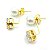 Brinco Grace Kelly Pérola Zircônia Banhado Ouro 18k - Imagem 4