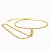 Pulseira de Mão Hand Chain Cristais Banhada a Ouro 18k - Imagem 2