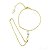 Pulseira de Mão Hand Chain Cristais Banhada a Ouro 18k - Imagem 5