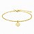 Pulseira Medalhinha Santa Teresinha do Menino Jesus Banhada a Ouro 18k - Imagem 4