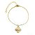 Pulseira Trevo Inspired Banhada a Ouro 18k - Imagem 4