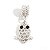 Berloque Charm Pingente Coruja Ródio - Imagem 8