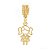Berloque Charm Pingente Filha Menina Zircônias - Imagem 12