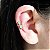 Brinco Piercing Fake Zircônia Verde Água - Imagem 2