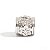 Berloque Charm Separador Flores Ródio - Imagem 3
