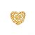 Berloque Charm Separador Coração Zircônia Citrino - Imagem 5
