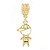 Berloque Charm Pingente Filho Menino Zircônia - Imagem 12