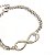 Pulseira Infinito Ródio - Imagem 5