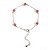 Pulseira Cristais Laranja Ródio - Imagem 8