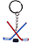Chaveiro Ice Hockey Sticks - Imagem 1