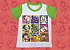 Camiseta Mosaico Jacarelvis e Amigos  (Infantil e Adulto) - Imagem 1
