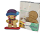 Enfeite de Mesa Gingerbread - KIT com 10 para OFICINA INFANTIL - Imagem 3