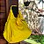 Bolsa feminina tecido nylon amarela House - Imagem 2