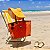 Bolsa de praia laranja dupla tela - Imagem 2