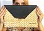 Clutch palha milho nude fecho envelope - Imagem 1