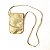 Bolsa porta celular couro dourada - Imagem 5