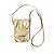 Bolsa porta celular couro dourada - Imagem 4