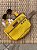 Kit Bolsa de praia em tela amarela Quadrada e Necessaire amarela - Imagem 2