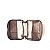 Bolsa para Bíblia em Couro com Estampa Marrom Croco - tamanho M - Imagem 6