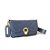 Bolsa de Couro Azul Marinho Elegance - Imagem 2